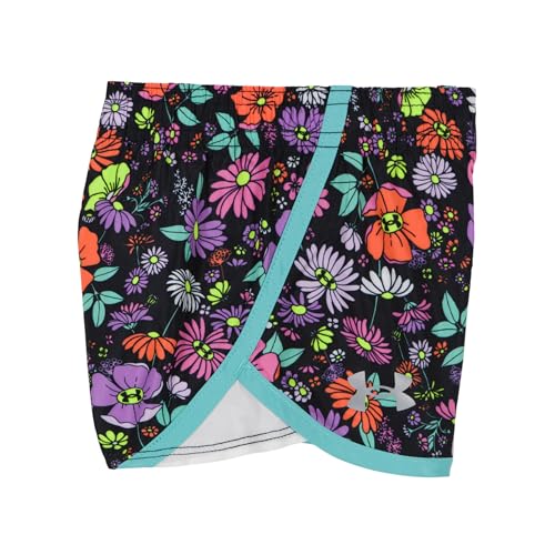 Image of Under Armour Girl's 2-piece Short Sleeve Tee and Shorts Set, Lightweight and Comfortable