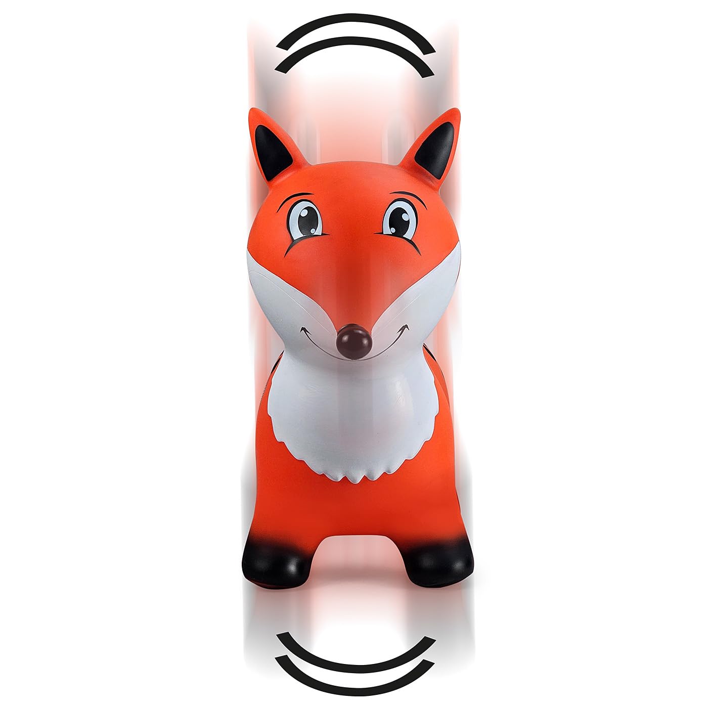 JAMARA 466006 HoppyDoo Interior y Exterior, Regalo para niños, Inflable, Juguete de jardín, fácil de Limpiar, sin BPA, con Bomba, Color Naranja