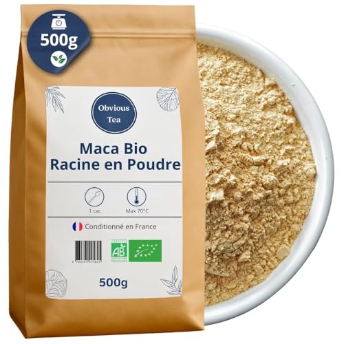 Poudre de Maca Bio en Vrac - Fertilité, Énergie Mentale & Bien-être Global - Plante, Superaliment et Herboristerie - Agriculture Biologique - Conditionné...