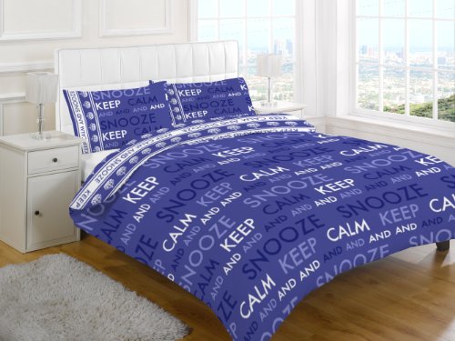 King Blu Keep Calm & Snooze copripiumino con