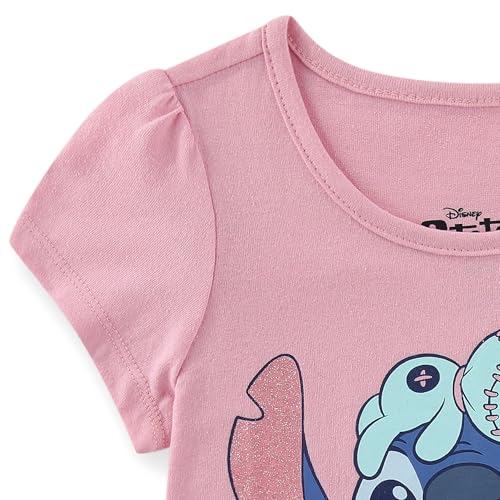 Image of Disney Lilo & Stitch Angel Girls Short Sleeve T-Shirt for Big Kids