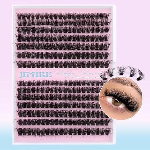 JIMIRE Fluffy Cluster Lashes 280Pcs Set Cover