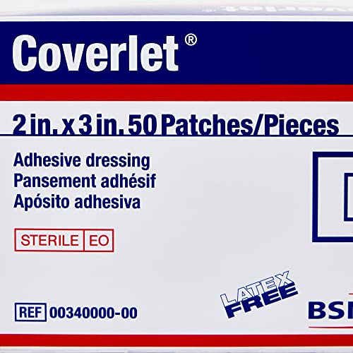 Coverlet Elastic Patch Bandage 2" X 3" - 50/Box #340000 #TOP25