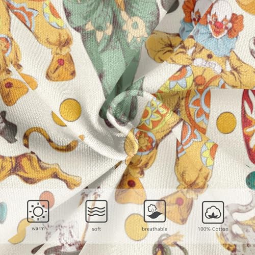 Boys' Exclusive Briefs Toddler Underwear 95% Combed Cotton Boxerbriefs 2T Circus Pattern 323