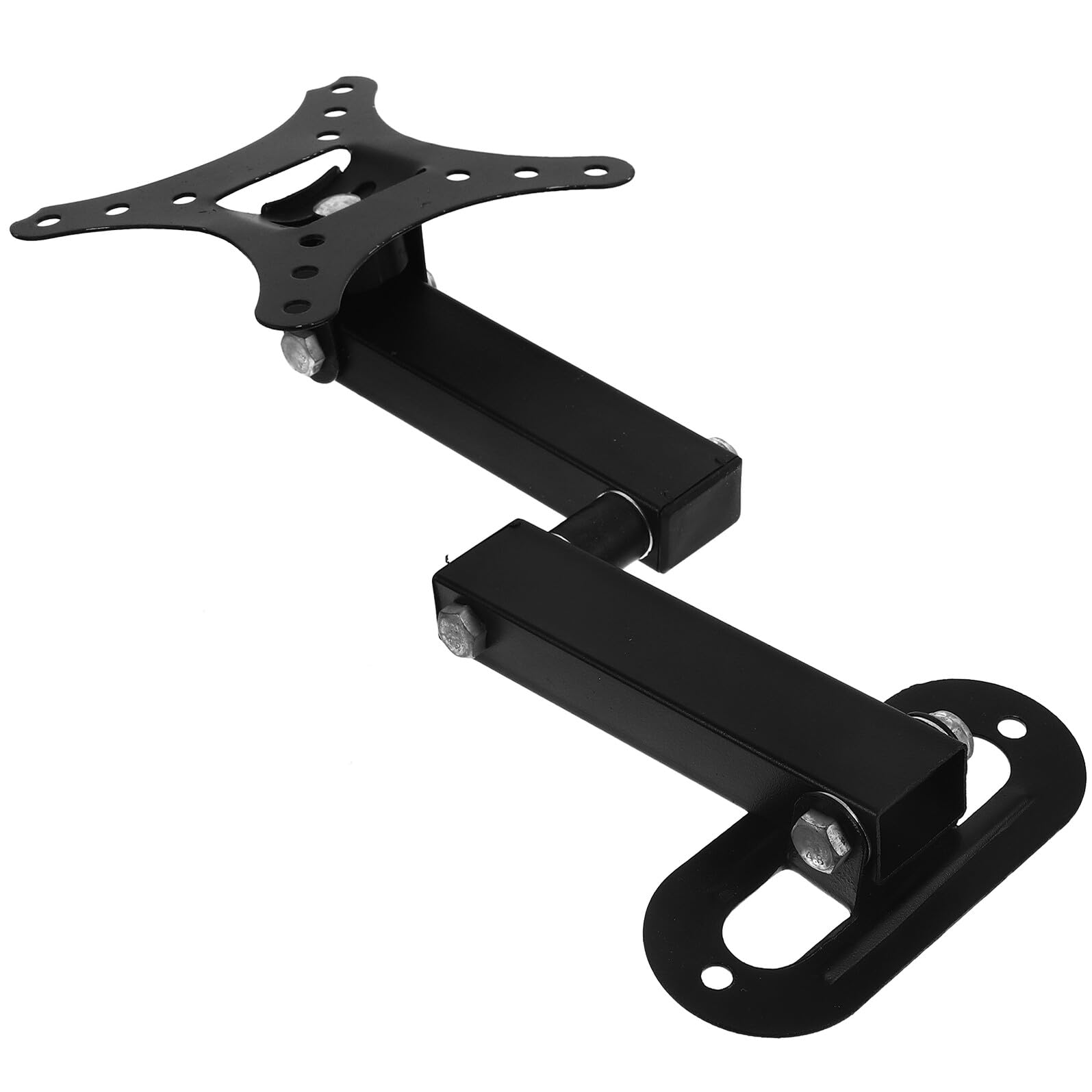 Supporto da Parete per Tv Schermo Piatto Supporto Fisso per Monitor per Computer Inclinazione Regolabile Resistente in Compatibile Schermi