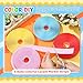 Zonon 4 Roll 100 Feet Carpet Marker Strips for Classroom Nylon Carpet Strip Tape Floor Spots Dots for School Teachers Supplies Classroom Decoration Back to School Office(Light Color)