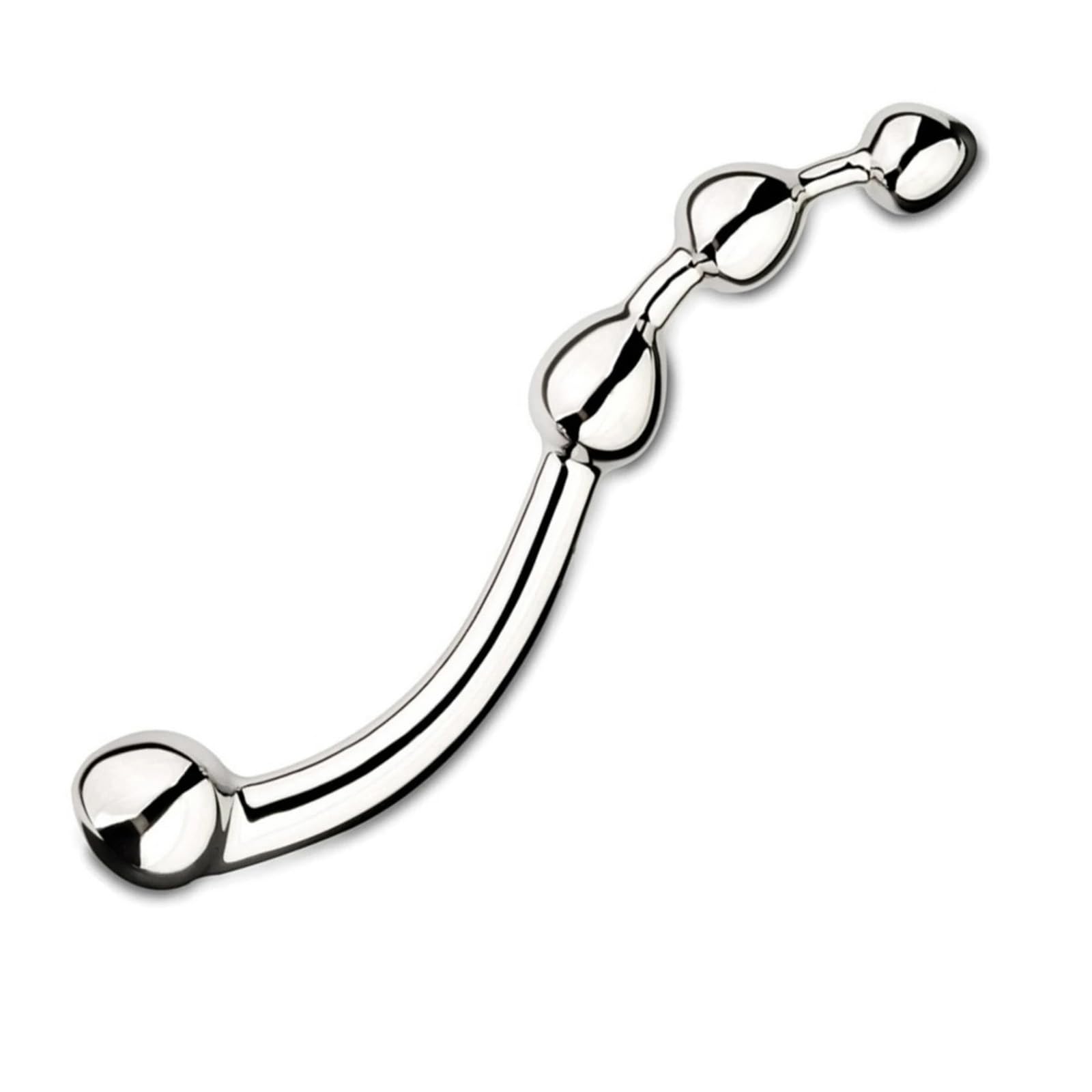 Fun Metal Sex Toy Stainless Steel G Spot Wand Massage Stick Kegel Exerciser P-Spot Stimulator Prostate Massager Anal