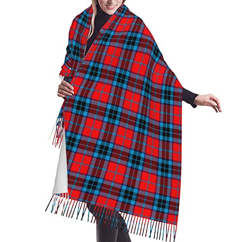 Winter Warm Wrap Shawl Ancient Tartan Of The Scottish Clan Mactaggart Print Scarves Blanket Scarf For Women Men