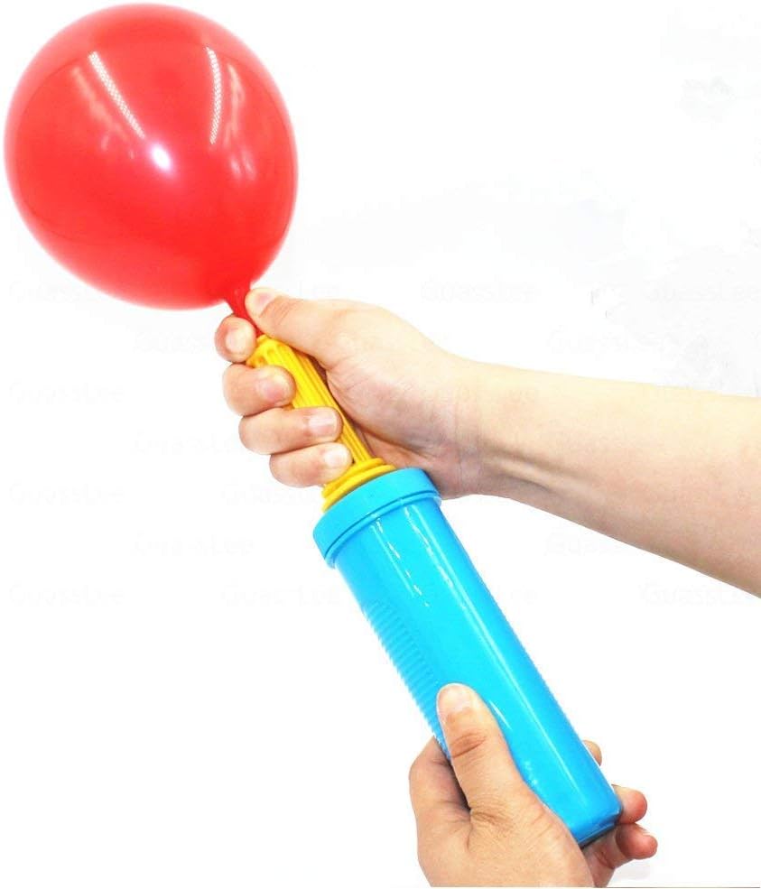 RAYFIN Portable Hand Air Pump for Foil Balloons and Inflatable Toys Party Accessory (Assorted Colors)