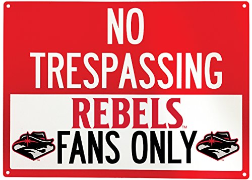 R and R Imports UNLV Rebels Metal No Trespassing Sign Officially Licensed Collegiate Product