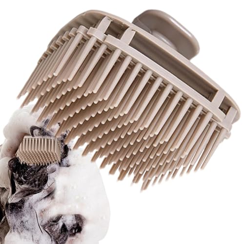 Cepillo de champú para el cabello, masajeador de cuero cabelludo, cepillo de cerdas, masajeador cuadrado para el cuero cabelludo, cepillo para el cuidado del cuero cabelludo para hombres