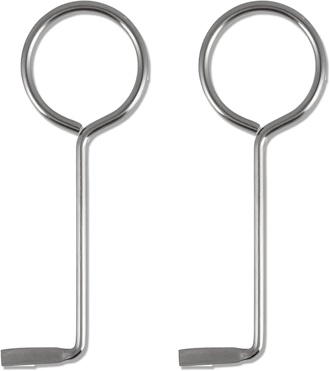 Set of 2 Professional Lock Pick Set, Stainless Steel Room Key, Reusable Deadlock Key, Universal, Universal Key for Room Doors, Colourful Beard Lock Opener, for Most Doors