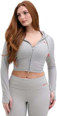 Ethika Women's Fitted Zip Hoodie | Heather