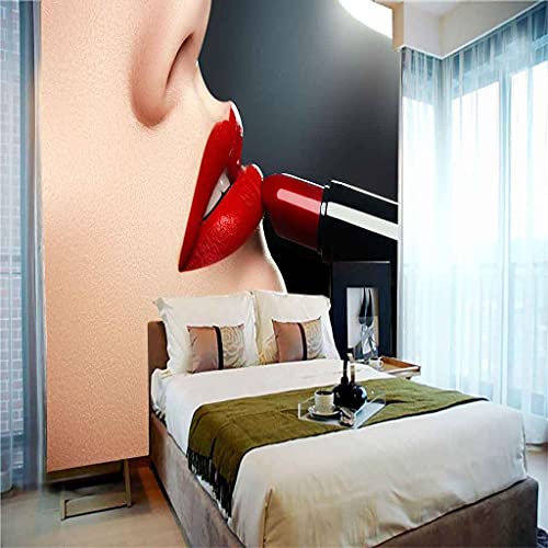 Papier Peint Canevas 3D Femme de Mode Impression d'Art Moderne