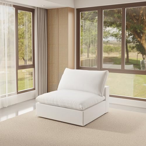 Image of Modular Sectional Sofa,Extra Comfty Deep-Seat-Filled Couch, Modern Couches for Living Room,Apartment,Office,Small Space