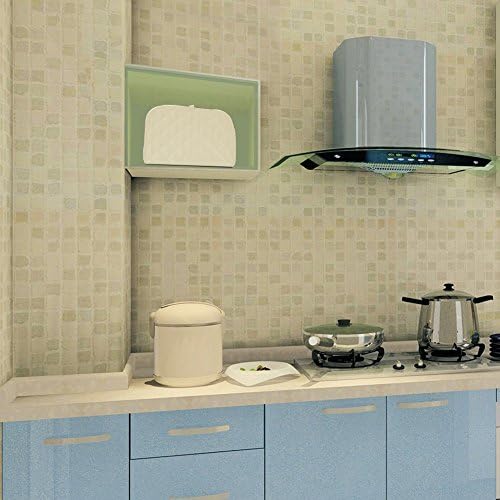 Toaster Cover, DesignerBox Cotton Striped Bread Toaster Dust Cover Bakeware Protector for Four Slice Toaster Appliance and Dust & Fingerprint Protection - Style Random (Yellowish, 12W x 11D x 9H)