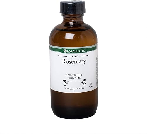 LorAnn SS Aceite de romero, sabor natural, botella de 4 onzas