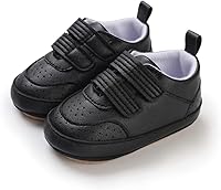 Vista 3 de E-FAK tenis para bebés, niñas y niños pequeños, con suela de goma antideslizante, para empezar a caminar