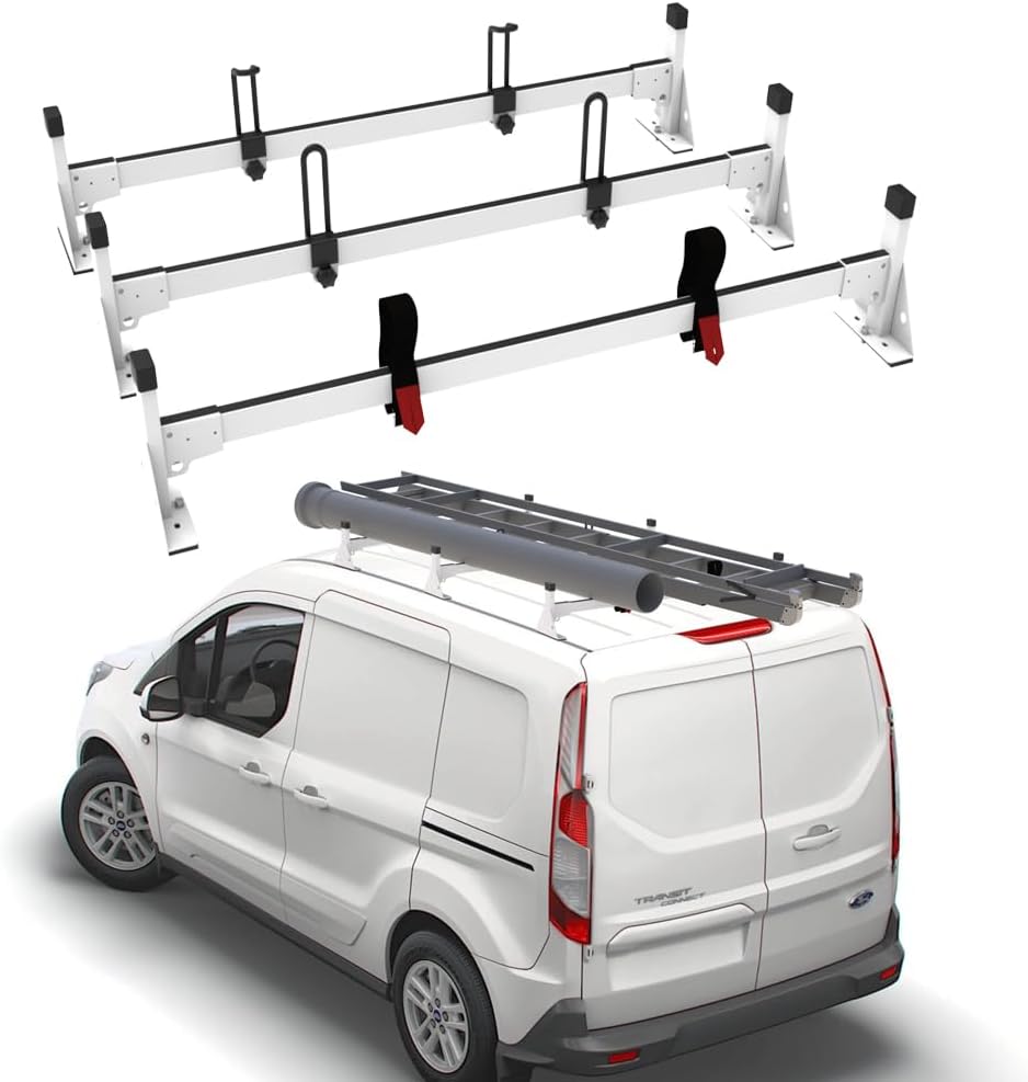 Amazon.com: Vanhoxcci Cargo Van Roof Ladder Rack Fit for Ford Transit ...