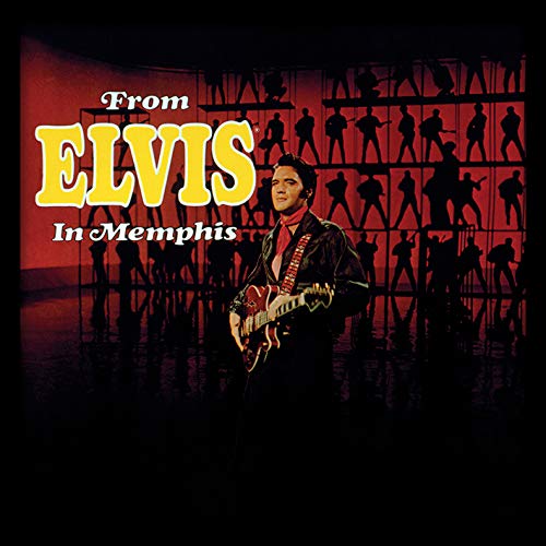 Elvis Presley Live in Memphis 31.5 x 31.5 cm objet souvenir vintage déco musique rock