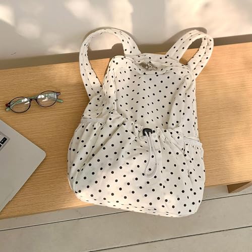 Mochila con cordón escolar y juvenil con compartimento ajustable estilo casual 6