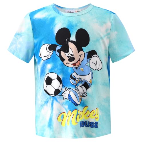Image of Disney Princess Frozen Marvel Stitch Minnie Mickey Star Wars Girls /Boys Athletic Shirts UV Quick Dry Graphic T-Shirt 2-9 Year