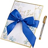 INNIOXV Wedding Guest Book with Pen Wedding Memory Book with Table Cards Guest Sign-in,White Cover...