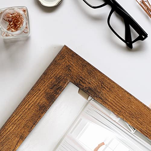 Vasemouh 8x10 Photo Frames, Wooden Vintage 10x8 Picture Frames Set of 7, Table or Wall Decoration, Brown, 10x8in - Image 3