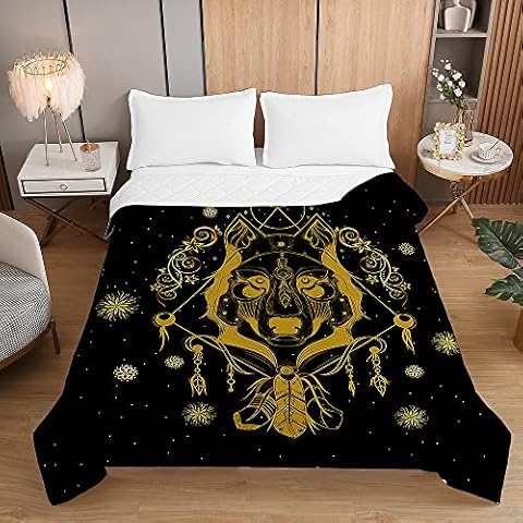 Colcha Bouti Chickwin 3D Lobo Estampada Cover