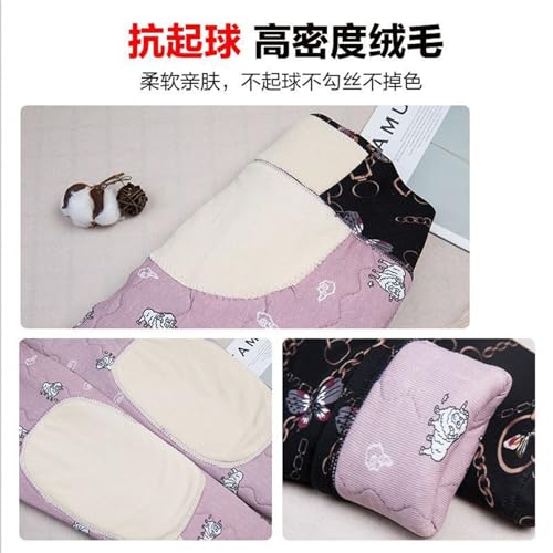 Pantalones con terciopelo engrosado y resistente al frío para ancianos de algodón 4