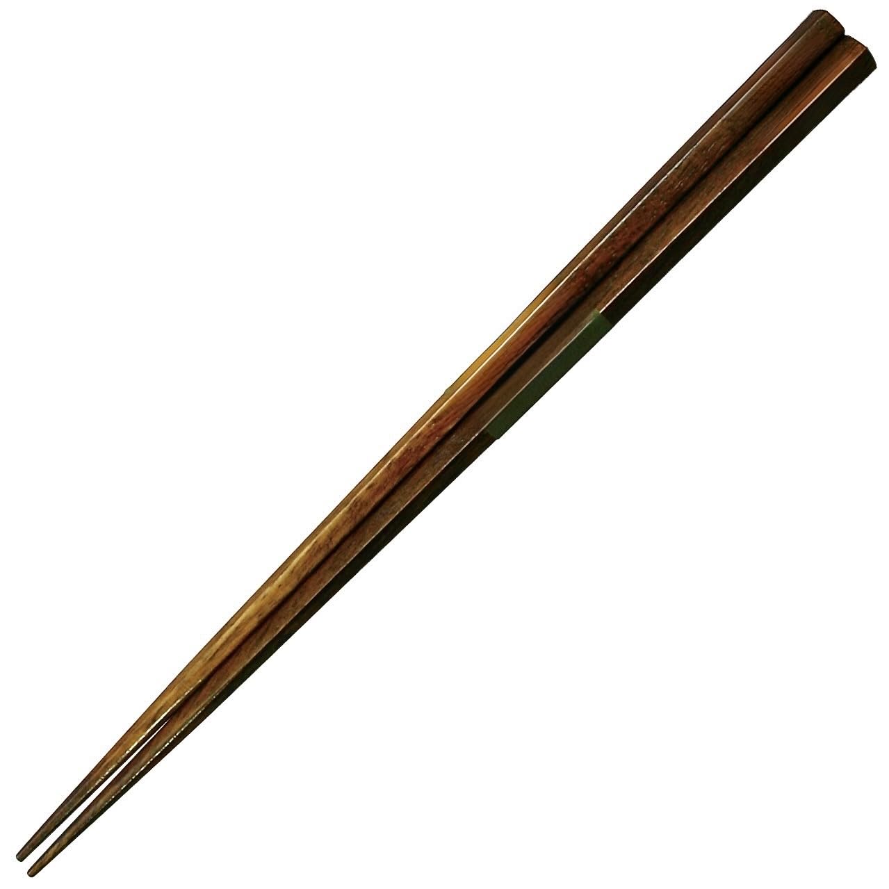 山下工芸(Yamasita craft) 銘木五角箸 柿 22.5cm 27025500