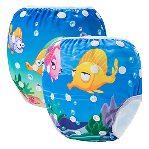 storeofbaby Unisex Baby Swim Diapers Reusable Swimwear for Baby Boys Girls