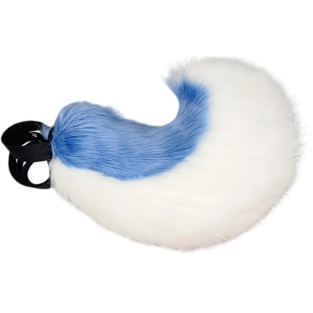 Lamdbao Animal Tail Costume,Animals Tails Props Furry Fursuit Tail Fluffy Plush Halloween Cosplay Accessories