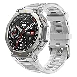 Amazfit T-Rex 3 48mm スマートウォッチ 登山 ヤマレコ ヤマップ アウトドア iPhone Android対応 GPS 6衛星 ミリタリー 超低温動作 3種類オフラインマップ ナビゲーション ルートインポート 170+スポーツモード 健康管理 気圧高度計 筋力トレーニング 10ATM防水 AIによる音声操作と睡眠/運動管理 水泳 サーフィン (ヘイズグレー)