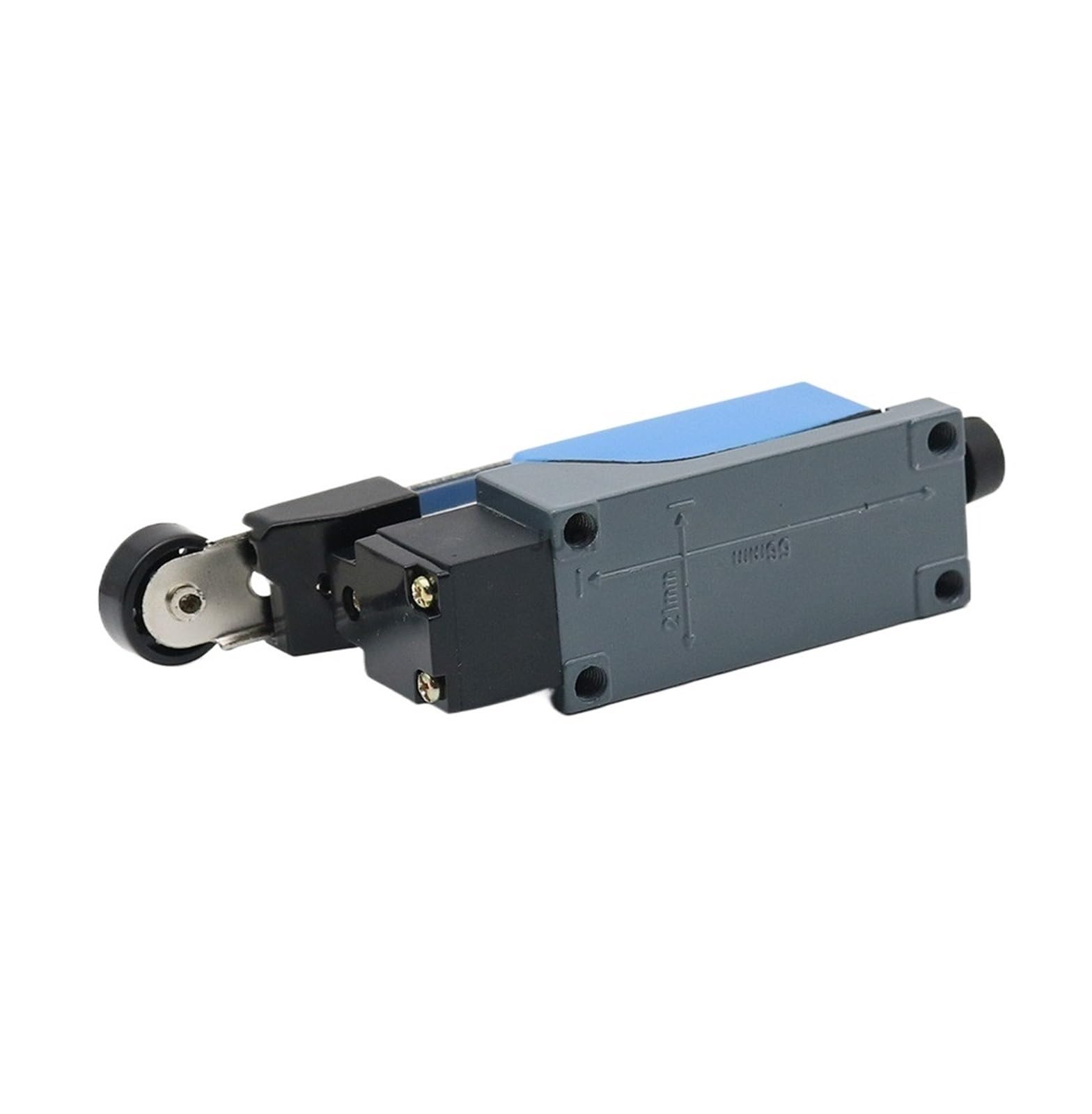 5 interruptores de límite momentáneos ME-8104 ME-8107 ME-8108 con brazo de palanca de rodillo ajustable giratorio, CA 250 V, 5 A.(ME-8108)