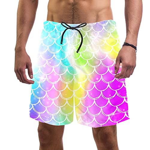 Short de bain homme Yuzheng maillot de plage confortable aux couleurs vives