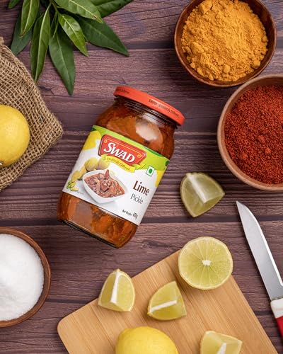Image of SWAD Distinctly Different and Delicious Lime Pickle /Nimbu Achar - 400g