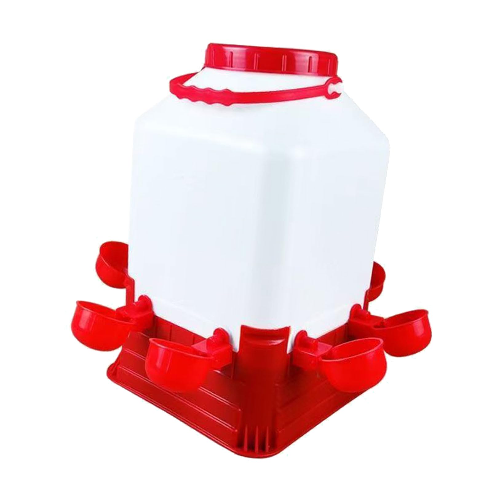 Dispensador automático de alimentos y bebedero a prueba de fugas de 10 l, antiresiduos para patos, gansos, pollos, comedero automático para pollos y bebedero