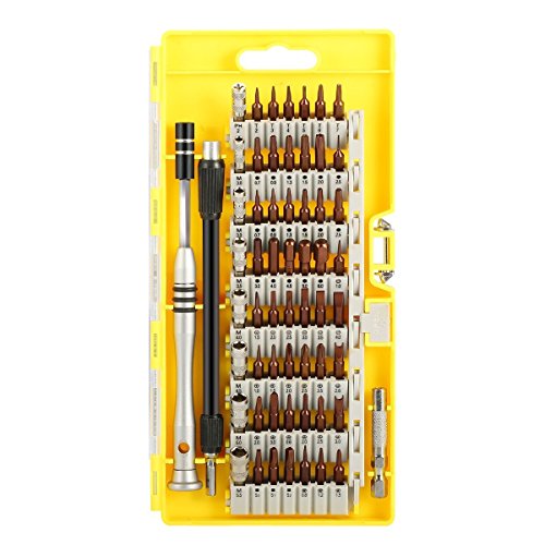 60 in 1 Precisie Schroevendraaierset, 56 soorten magnetische schroevendraaier Bits van toepassing op PC Camera Telefoonhorloge en andere apparatuur Onderhoud Kit