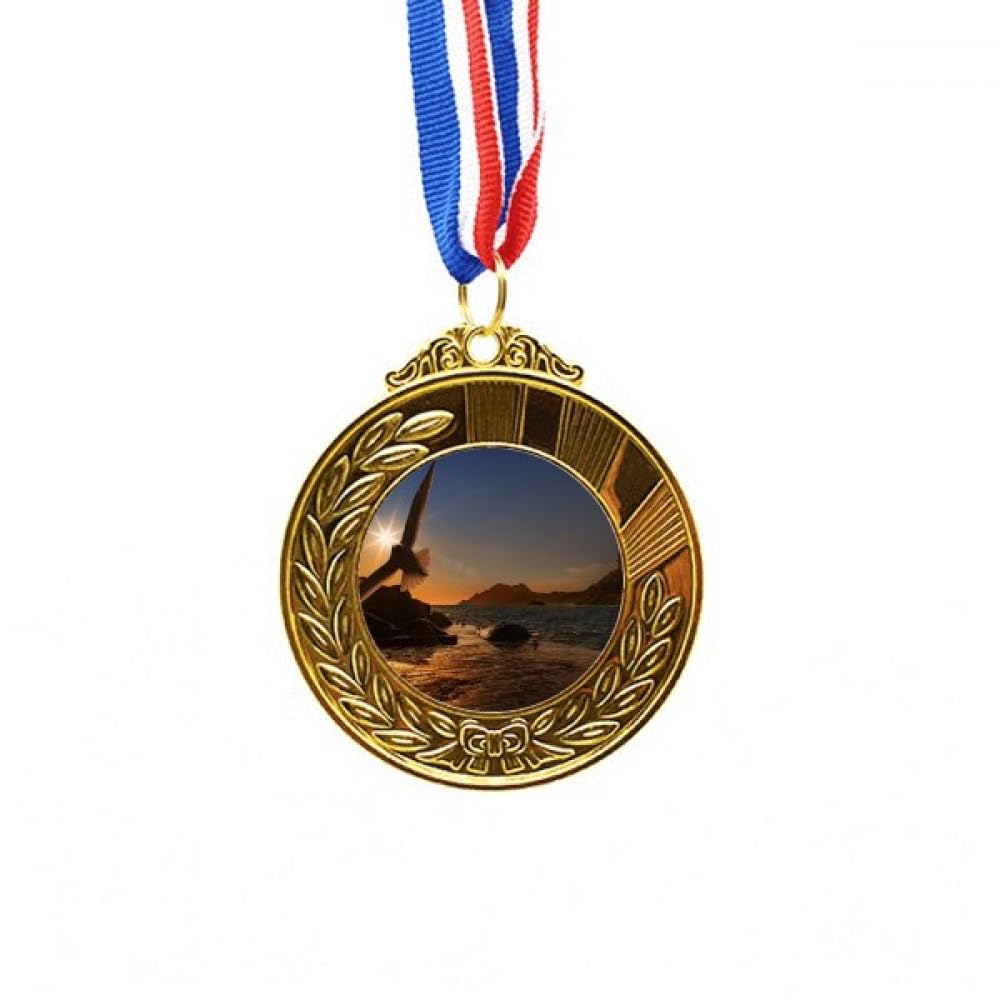 Medalla Ocean Eagle para evitar trofeos frágiles en ferias de ciencias 4