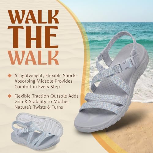Image of Skechers Women's Reggae - Adore You | Outdoor Sandals