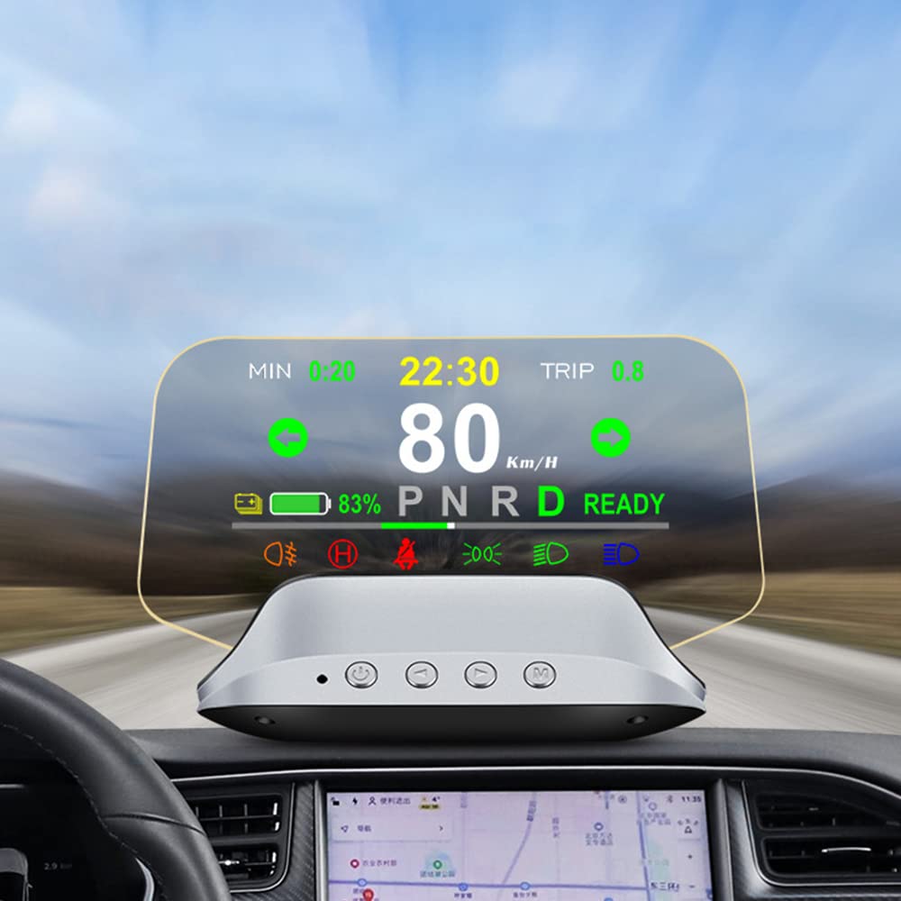 Flashark Heads Up Display Compatible with 2019 & After Tesla Model 3 & Y ,4-inch TFT high-Definition
