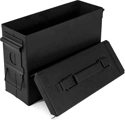 Miniatura 6 de GUGULUZA Munición de metal de 0.30 Cal, estuche de almacenamiento de munición con bloqueo, caja militar impermeable y hermética para escopeta,