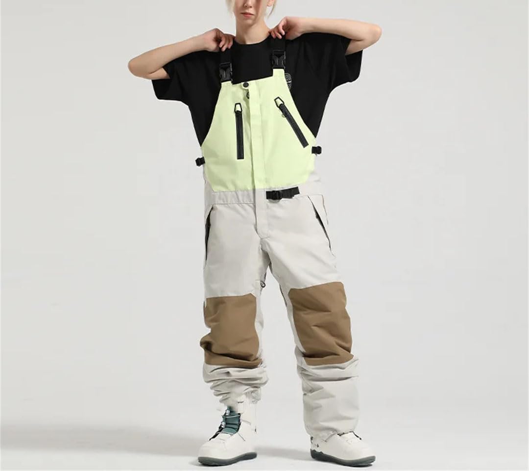 Inverno Donne Snowboard Bretelle Antivento Traspirante Caldo Outdoor Un Pezzo Sci Neve Pantaloni