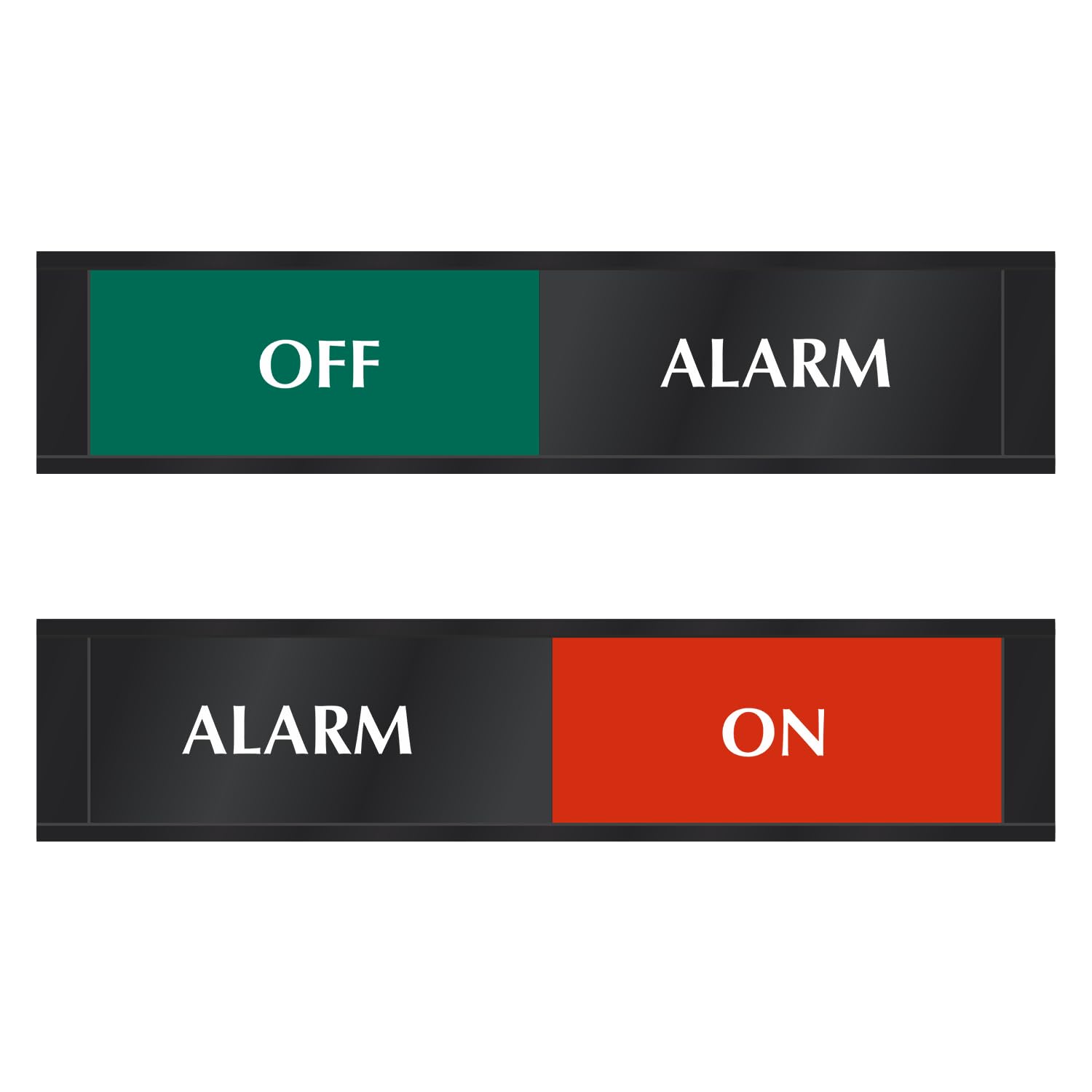 Amazon.com: SmartSign Alarm - Off/On Door Slider Sign for Office Hotel ...