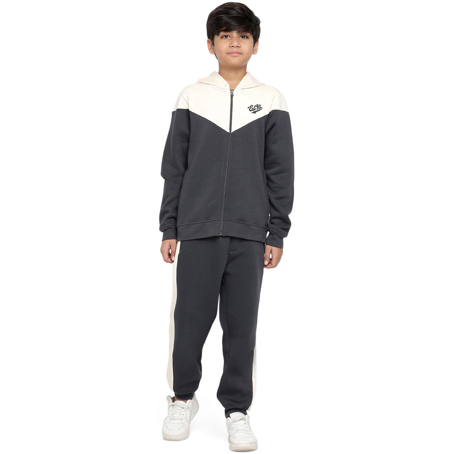 Li'l Tomatoes Boys Fleece Winter Tracksuit Set | Full Sleeve Sweatshirt & Track Pant | Soft & Warm | 7–16 Years-image-23
