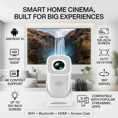 UNICRON Projector for Mobile, Smartphones, Laptop, Android 14 750 g - Image 7