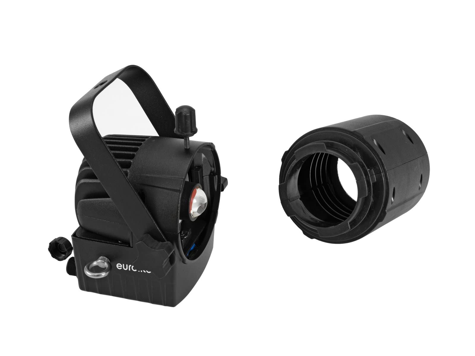 EUROLITE LED PPC-20 WW Spot | Lüfterloser Spot mit 20-W-COB-LED, einstellbarem Abstrahlwinkel, Farbwiedergabe (CRI) >95