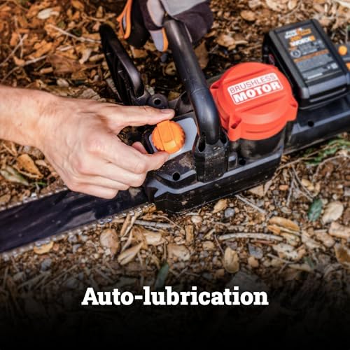 WORX Cordless Chainsaw, 40V 16", 2 Batteries & 4A Charger, WG385 - image 2