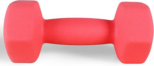 Miniatura 4 de Signature Fitness Juego de 2 mancuernas de neopreno para mano, antideslizantes, no se ruedan, con forma hexagonal colorida, pares o juegos